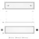 Panel LED suspension 150x30cm Modee 50W 4000K 5000lm IP20 dimmable - MPL-GP30X1504000K50W100D