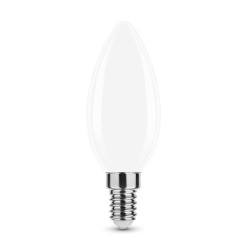 Ampoule LED Filament Milky Candle C35 4W E14 360° 2700K (470 lumens)