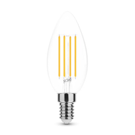 Ampoule LED Filament Candle C35 4W E14 360° 2700K (470 lumens)