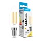 Ampoule LED Filament Candle C35 4W E14 360° 2700K (470 lumens)