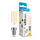 Ampoule LED Filament Candle C35 7W E14 360° 2700K (806 lumens)