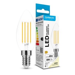 Ampoule LED Filament Candle C35 7W E14 360° 4000K (806 lumens)