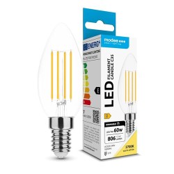 Ampoule LED Filament Candle C35 7W E14 360° 2700K (806 lumens) dimmable