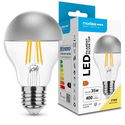 Ampoule LED Modee Filament A60 Silver Top 4W E27 320° 2700K (400 lumens)