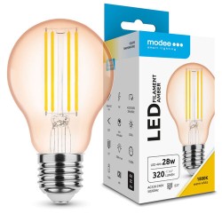 Ampoule LED Modee Filament Amber Globe A60  4W E27 320° 1800K (360 lumens)