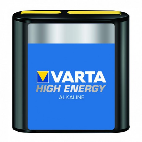 Varta High Energy Pile plate Alcaline 4,5V 3LR12 - Varta High Energy 3LR12  sur Ma lumière led.